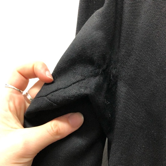 Alexander McQueen 2007 Wool Button Accent Knee Length Dress Size 12 - Picture 5 of 16